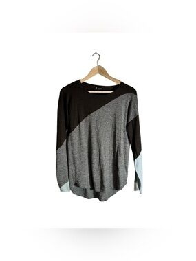 Smartwool Shadowpine Sweater Women's Medium Merino Wool Crewneck Color Block